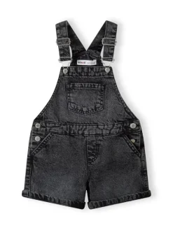 minoti Szorty jeansowe 22dung41 Czarny Regular Fit