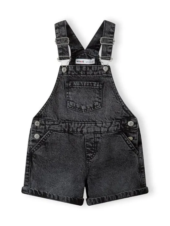 minoti Szorty jeansowe 22dung41 Czarny Regular Fit