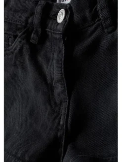 minoti Szorty jeansowe 14jean 20 Czarny Regular Fit