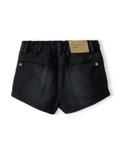 minoti Szorty jeansowe 14jean 20 Czarny Regular Fit