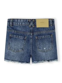 minoti Szorty jeansowe 30SHORT150 Granatowy Regular Fit