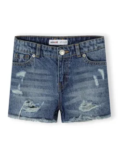 minoti Szorty jeansowe 30SHORT150 Granatowy Regular Fit