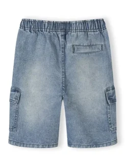 minoti Szorty jeansowe 29SHORT250 Błękitny Regular Fit