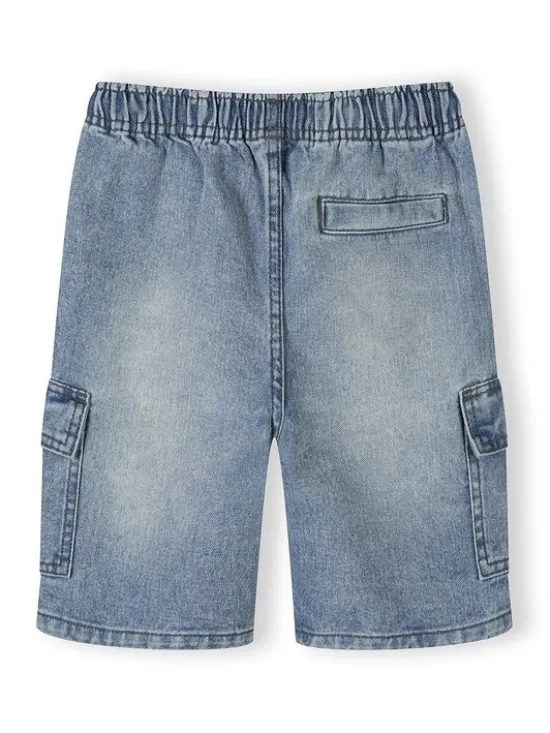 minoti Szorty jeansowe 29SHORT250 Błękitny Regular Fit