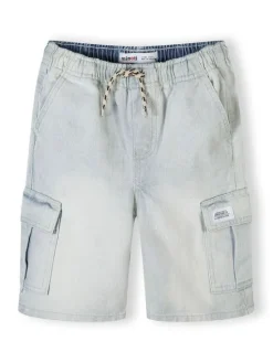 minoti Szorty jeansowe 29SHORT250 Błękitny Regular Fit