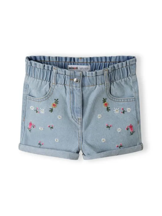 minoti Szorty jeansowe 22short6 Niebieski Regular Fit