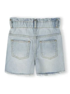 minoti Szorty jeansowe 30SHORT155 Biały Regular Fit