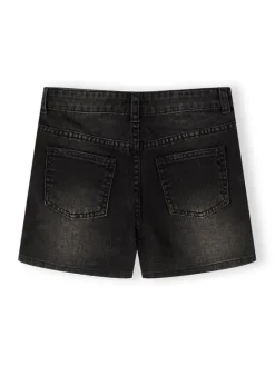 minoti Szorty jeansowe 30SHORT153 Czarny Regular Fit