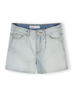 minoti Szorty jeansowe 30SHORT153 Czarny Regular Fit