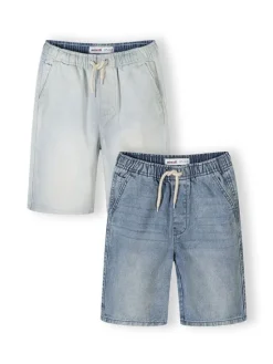 minoti Szorty jeansowe 29SHORT252 Błękitny Regular Fit