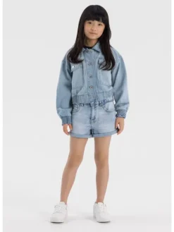 minoti Szorty jeansowe 22short42 Niebieski Regular Fit