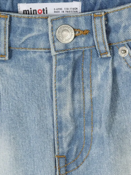 minoti Szorty jeansowe 30SHORT152 Granatowy Regular Fit