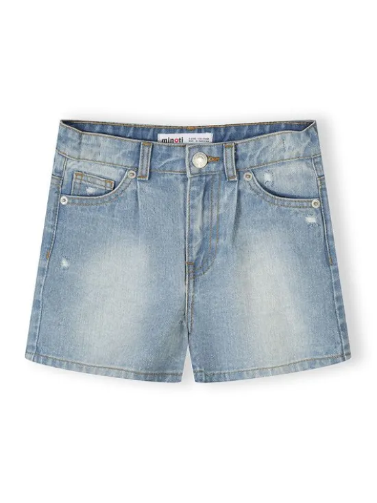 minoti Szorty jeansowe 30SHORT152 Granatowy Regular Fit