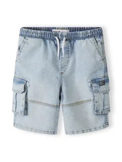 minoti Szorty jeansowe 23short43 Niebieski Regular Fit