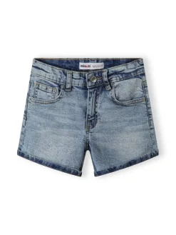 minoti Szorty jeansowe 22short43 Niebieski Regular Fit
