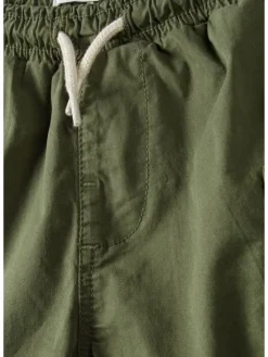 minoti Szorty materiałowe 23short8 Khaki Regular Fit