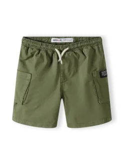 minoti Szorty materiałowe 23short8 Khaki Regular Fit