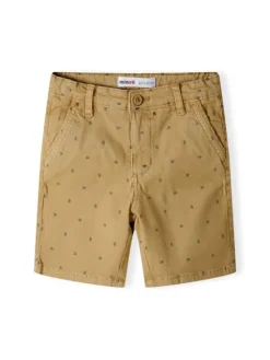 minoti Szorty materiałowe 17SHORT 52 Brązowy Regular Fit