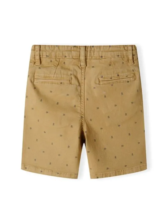 minoti Szorty materiałowe 17SHORT 52 Brązowy Regular Fit