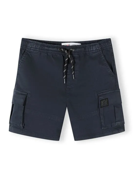 minoti Szorty materiałowe 29SHORT261 Szary Regular Fit