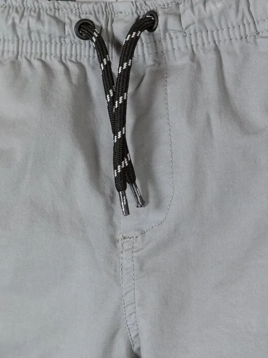 minoti Szorty materiałowe 29SHORT261 Szary Regular Fit