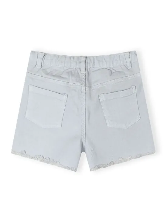 minoti Szorty 30SHORT167 Biały Regular Fit