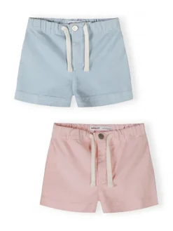 minoti Szorty 30SHORT166 Błękitny Regular Fit