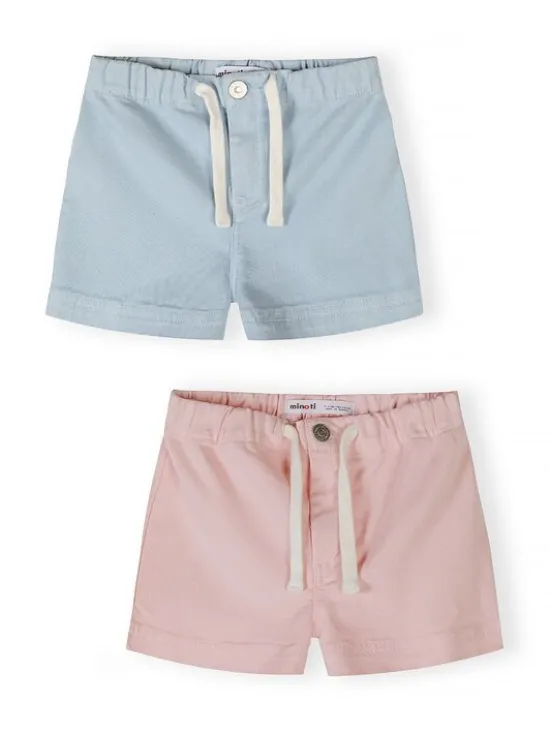 minoti Szorty 30SHORT166 Błękitny Regular Fit