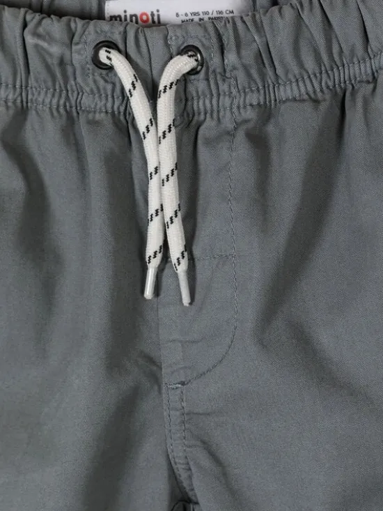 minoti Szorty 29SHORT258 Szary Regular Fit