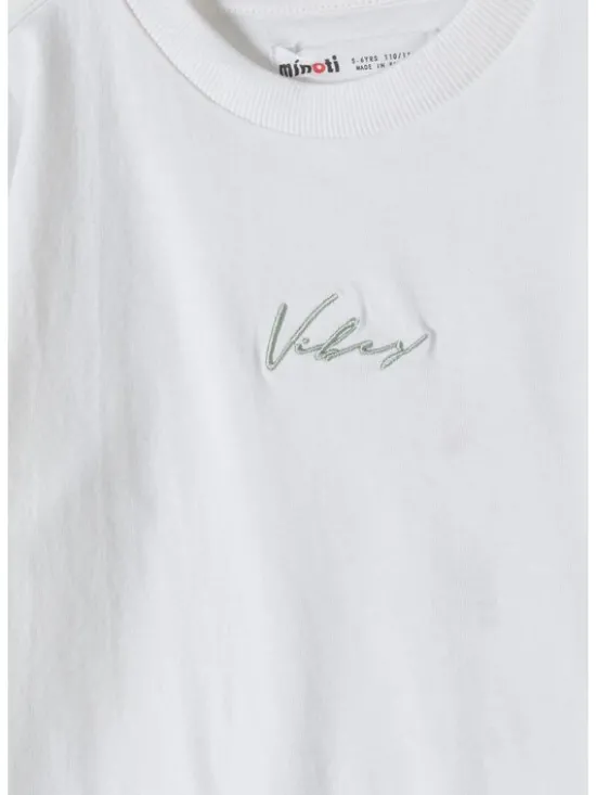 minoti T-Shirt 23fleece206 Zielony Regular Fit