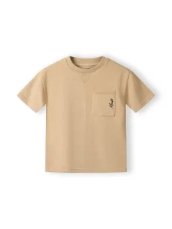 minoti T-Shirt 17SET50D Beżowy Regular Fit