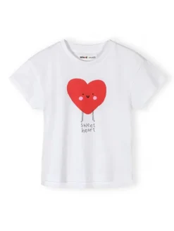 minoti T-Shirt 30TEE101 Biały Regular Fit