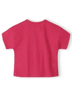 minoti T-Shirt 30TEE106 Różowy Regular Fit