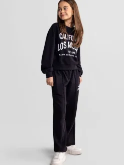 minoti Zestaw 30FLEECE162 Czarny Regular Fit