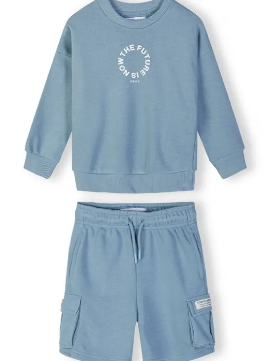 minoti Zestaw 29FLEECE268 Niebieski Regular Fit