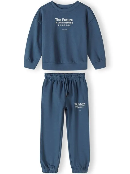 minoti Zestaw 29FLEECE266 Niebieski Regular Fit