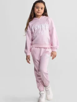 minoti Zestaw 30FLEECE160 Różowy Regular Fit