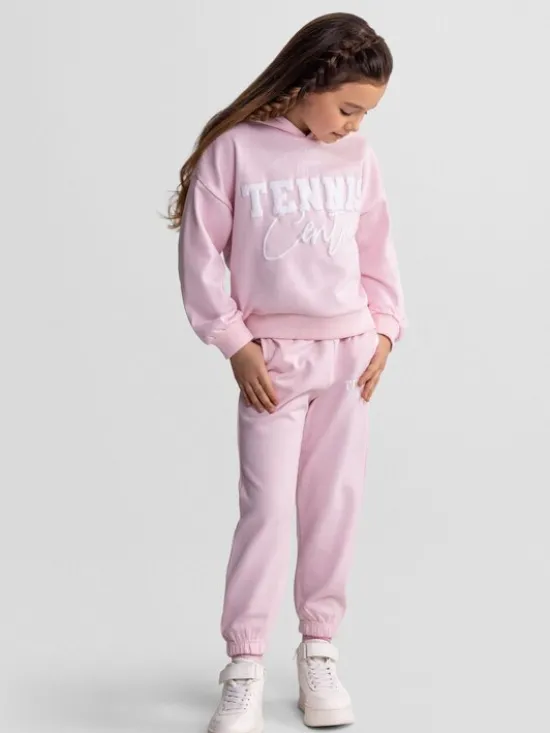 minoti Zestaw 30FLEECE160 Różowy Regular Fit