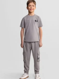 minoti Zestaw 29FLEECE262 Szary Regular Fit