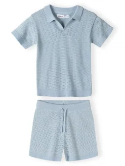 minoti Zestaw 29KNIT200 Błękitny Regular Fit