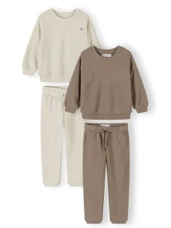 minoti Zestaw NOSFLEECE200 Écru Regular Fit