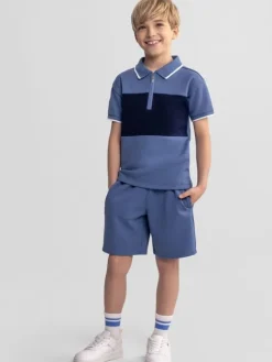 minoti Zestaw 29POLO253 Niebieski Regular Fit