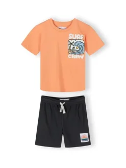 minoti Zestaw 29SET208 Pomarańczowy Regular Fit