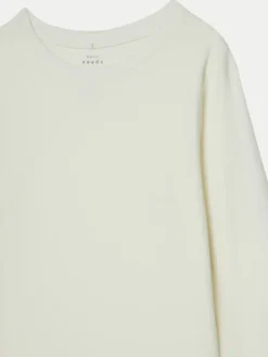 NAME IT Bluzka 13238698 Écru Regular Fit