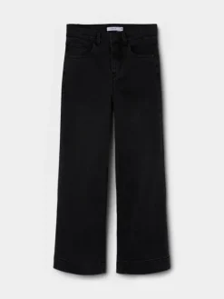NAME IT Jeansy 13211701 Czarny Wide Leg