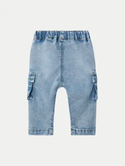NAME IT Jeansy 13238068 Niebieski Baggy Fit