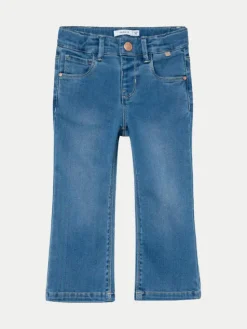 NAME IT Jeansy 13224658 Niebieski Bootcut Fit