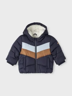NAME IT Kurtka przejściowa 13218445 Granatowy Regular Fit