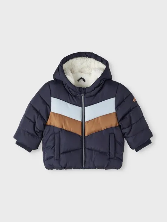NAME IT Kurtka przejściowa 13218445 Granatowy Regular Fit