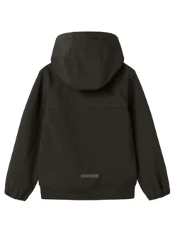 NAME IT Kurtka softshell 13236573 Czarny Regular Fit